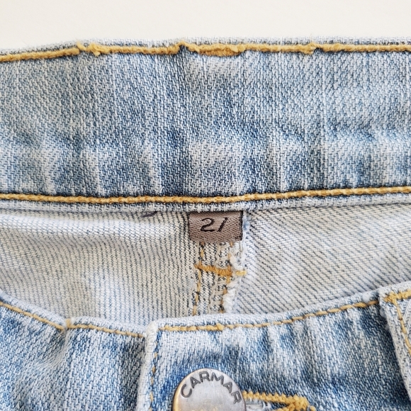 Carmar Alonso skinny stretch jeans zipper thigh distressed - Picture 8 of 11